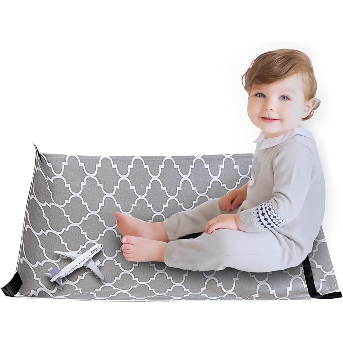 HASTHIP Airplane Footrest Kids Bed, Airplane Foot Hammock for Baby Toddler with Anti-Slip Design, Baby Car Bed Airplane Seat Extender, Portable Baby Travel Accessories for Baby 0-3 Years, 75 * 45cm HASTHIP Airplane Footrest Kids Bed, Airplane Foot Hammock for Baby Toddler with Anti-Slip Design, Baby Car Bed Airplane Seat Extender, Portable Baby Travel Accessories for Baby 0-3 Years, 75 * 45cm